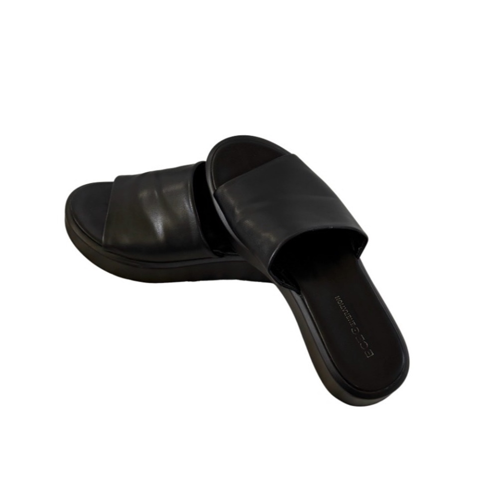 Farah Black Men's Slide Sandals - Picture 2 of 5